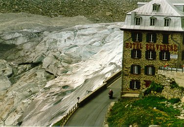 Rhônegletscher am Furkapass