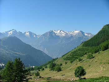 Blick von der Alpe d'Huez