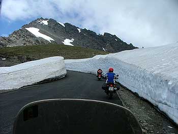 Auffahrt zum Col de l'Iseran